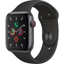 Apple Watch Series 5 Gps + Cellular, 44mm Space Grey Aluminium Case With Black Sport Band - S/m & M/l Menor preço em Apple Watch Series 5 Gps + Cellular, 44mm Space Grey Aluminium Case With Black Sport Band - S/m & M/l