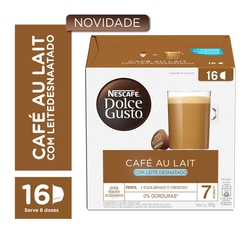 Capsulas Dolce Gusto Café Au Lait com Leite Desnatado 16 capsulas é boa?