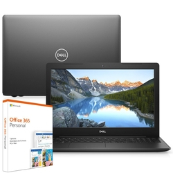 Notebook Dell Inspiron i15-3584-ML3P 7ª Geração Intel Core i3 4GB 128GB SSD 15.6" Windows 10 Preto com Office Menor preço em Notebook Dell Inspiron i15-3584-ML3P 7ª Geração Intel Core i3 4GB 128GB SSD 15.6" Windows 10 Preto com Office