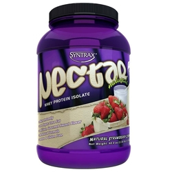 Nectar Whey Protein Isolate Natural Strawberry Cream 2lbs (907g) Syntrax Menor preço em Nectar Whey Protein Isolate Natural Strawberry Cream 2lbs (907g) Syntrax