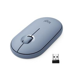 Mouse sem Fio Logitech Pebble M350 com Clique Silencioso Design Slim Ambidestro Conexão USB ou Bluetooth e Pilha Inclusa - Azul Menor preço em Mouse sem Fio Logitech Pebble M350 com Clique Silencioso Design Slim Ambidestro Conexão USB ou Bluetooth e Pilha Inclusa - Azul