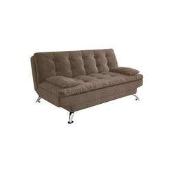 Sofá-Cama 3 Lugares Casal Premium - Suede Marrom é boa?