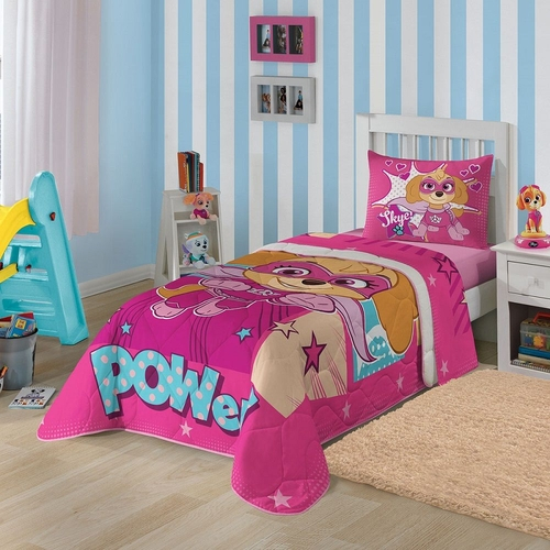 Edredom Infantil Lepper Patrulha Canina Menina 04681201 Nas Lojas
