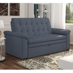 Sofá Cama Casal Matrix Roxane 2 Lugares Reclinável Veludo é boa?