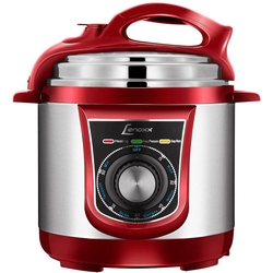 Panela Elétrica de Pressão Multi Red 127V Lenoxx - PPP163 Menor preço em Panela Elétrica de Pressão Multi Red 127V Lenoxx - PPP163