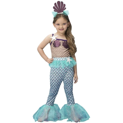 Fantasia Sereia Infantil Menina Vestido Ariel Pequena Sereia em Promoção na  Americanas