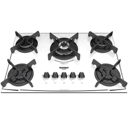 Cooktop A Gás Dako Turbo 5 Bocas Superautomático Branco Bivolt Menor preço em Cooktop A Gás Dako Turbo 5 Bocas Superautomático Branco Bivolt