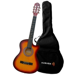 Violão Acústico Cutway Nylon Sunburst AUBVO623 Auburn + Capa é boa?