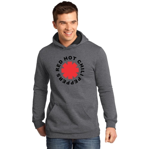 red hot chili peppers moletom com capuz grey