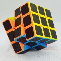 Cubo Mágico Profissional 3x3x3 Fanxin Black Carbon Menor preço em Cubo Mágico Profissional 3x3x3 Fanxin Black Carbon