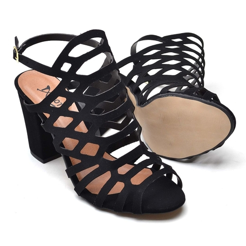Sandalia gladiadora salto medio Clearance