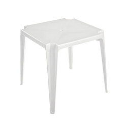 Mesa de Plástico Monobloco Branca Menor preço em Mesa de Plástico Monobloco Branca