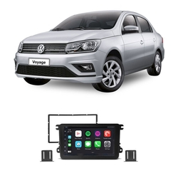 Central Multimídia Volkswagen Voyage G7 2017 a 2019 DVD CD MP5 Espelhamento iOS Android BT USB Menor preço em Central Multimídia Volkswagen Voyage G7 2017 a 2019 DVD CD MP5 Espelhamento iOS Android BT USB