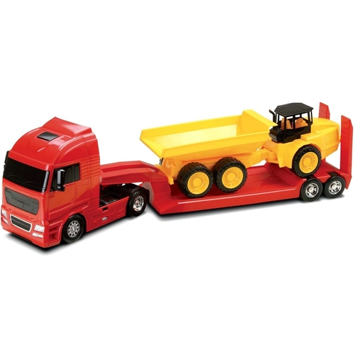 Caminhão de Brinquedo Magic Toys Truck 9300 Plástico com Pedal Vermelho