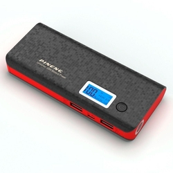 Carregador Power Bank Pineng 10000mah USB lanterna PN968 Preto e Vermelho é boa?