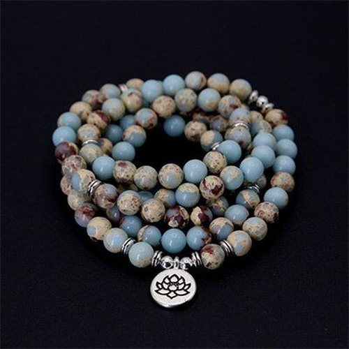 Qual o preço do(a)Moda feminina pulseira agalmatolito com Lotus OM Buddha Charm Bracelet Yoga 108 mala colar dropshipping Moda feminina pulseira agalmatolito com Lotus OM Buddha Charm Bracelet Yoga 108 mala colar dropshipping