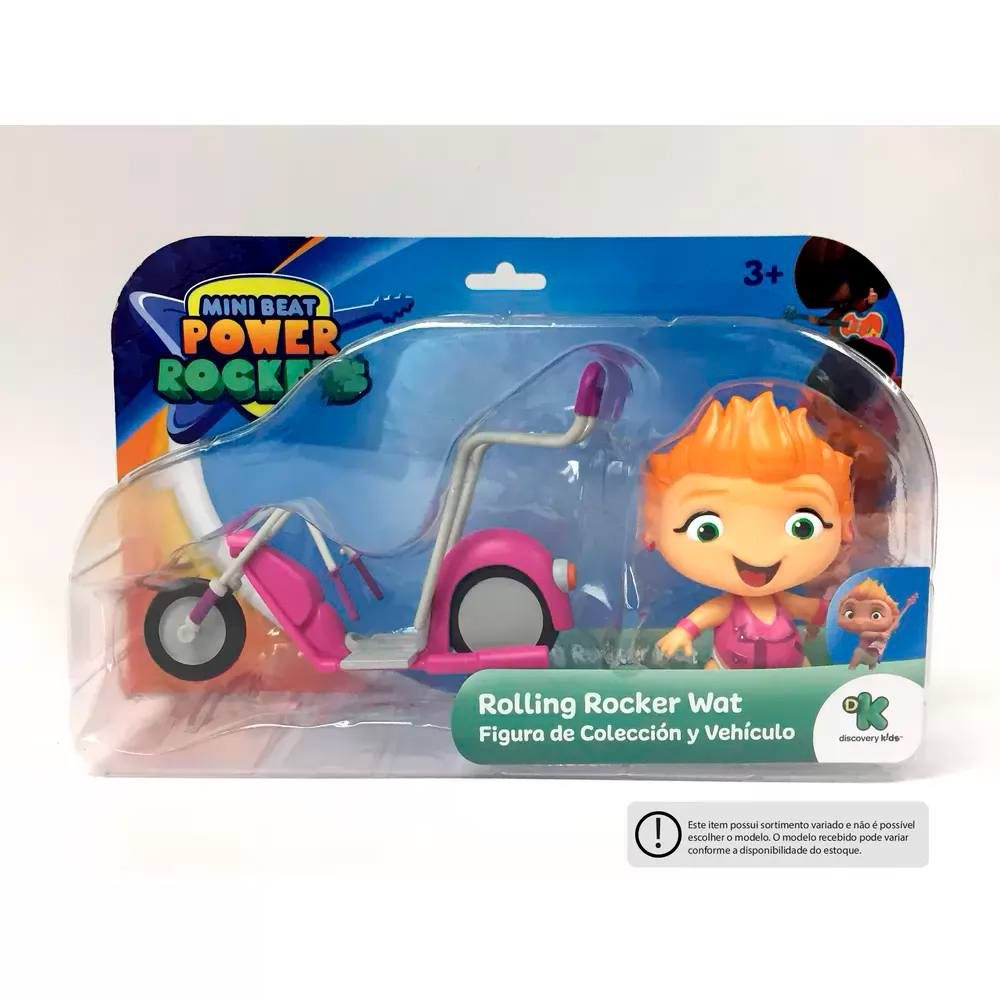 Mini Figura com Ve culo Mini Beat Power Rockers Rolling Rocker