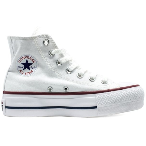 all star plataforma branco cano alto