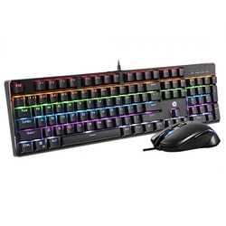 Kit Teclado e Mouse USB Gaming Mechan GM200 Preto HP Menor preço em Kit Teclado e Mouse USB Gaming Mechan GM200 Preto HP