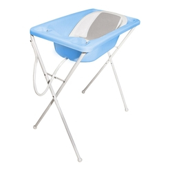 Banheira Para Bebê Galzerano 7065AZP Acqua C/ Suporte E Redutor Azul Menor preço em Banheira Para Bebê Galzerano 7065AZP Acqua C/ Suporte E Redutor Azul
