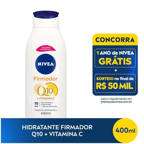 Hidratante Desodorante Nivea Firmador Q10 Vitamina C Todos Os Tipos De Pele 400ml No Shoptime