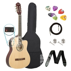 Kit Violão Tagima Eletro-acústico Memphis Natural Completo Menor preço em Kit Violão Tagima Eletro-acústico Memphis Natural Completo