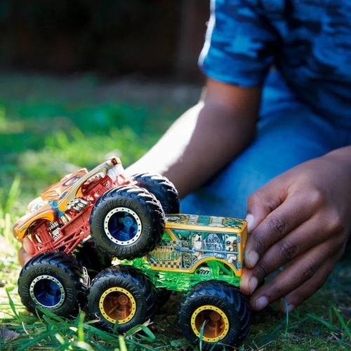 Conjunto com 2 Carrinhos Hot Wheels - Monster Trucks - Demolition Doubles -  Sortido - Mattel - superlegalbrinquedos