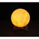 Mini Luminária Lua Cheia 3d 15 Cm Usb Colorida - Imagem 1
