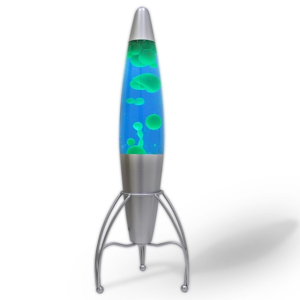 Lumin ria Abajur Lava Lamp Lava Motion Verde com L quido