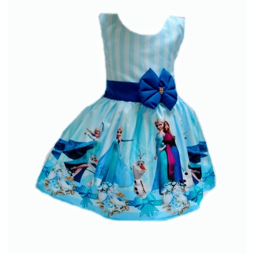 vestido azul frozen