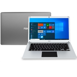 Notebook 14.1" Intel Quad Core 4GB SSD 32GB Windows 10 Wifi Prata FoxPC FPNB32-WP2 Menor preço em Notebook 14.1" Intel Quad Core 4GB SSD 32GB Windows 10 Wifi Prata FoxPC FPNB32-WP2