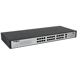 Switch Intelbras 24 Portas 10/100 + 2 Portas 10/100/1000 - SG2620QR - 4005019 Menor preço em Switch Intelbras 24 Portas 10/100 + 2 Portas 10/100/1000 - SG2620QR - 4005019