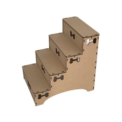 Escada Pet Para Cachorros E Gatos Em Mdf 4 Degraus é ruim? Escada Pet Para Cachorros E Gatos Em Mdf 4 Degraus é boa?