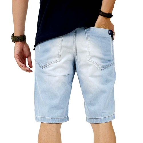 shorts jeans claro masculino