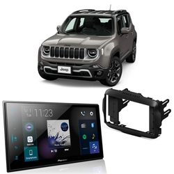 Central Multimídia Receiver Pioneer DMH-ZS8280TVJ 8" Touch BT TV Jeep Renegade Moldura Original Menor preço em Central Multimídia Receiver Pioneer DMH-ZS8280TVJ 8" Touch BT TV Jeep Renegade Moldura Original