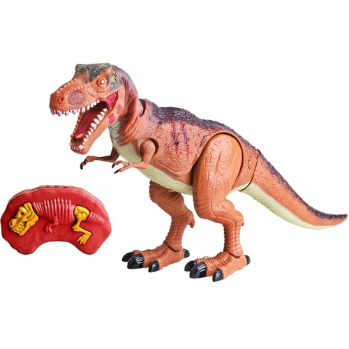 Boneco dino Tiranossauro Rex com controle infravermelho – DM Toys