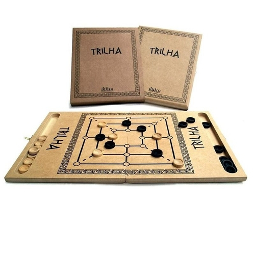 Jogo de Tabuleiro Trilha MDF Coluna 790693 na Papelaria Art Nova