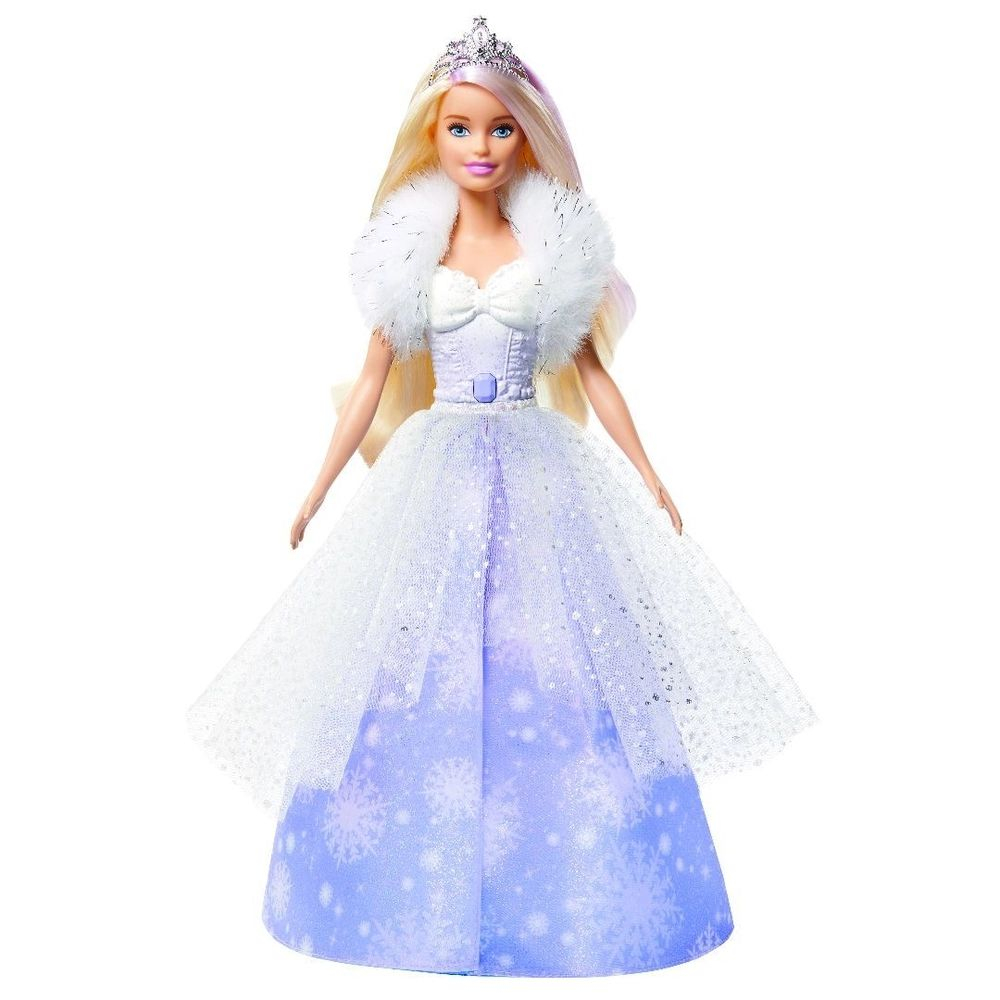 Barbie antiga vestido azul