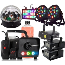 Kit Iluminação Festa Total 9x1 Laser Fumaça Strobo Bola Luz Menor preço em Kit Iluminação Festa Total 9x1 Laser Fumaça Strobo Bola Luz