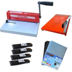 Kit Encadernadora A4 + Guilhotina 36cm + 100 Capas + 100 Espirais é boa?