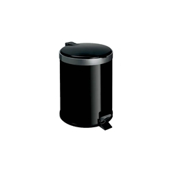 Lixeira com Pedal 12L Preto com Aro Prata é boa?