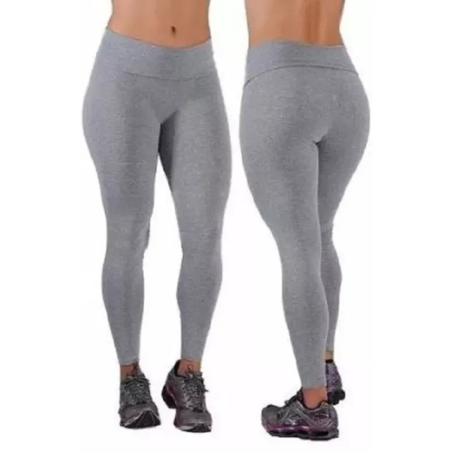calça leg cinza