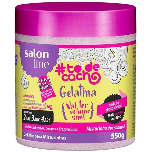 Gelatina Vai Ter Volume Sim Todecacho Salon Line 500g Nas Americanas