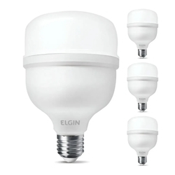 Kit 4 Lâmpadas Super Bulbo Alta Potencia Led 50W 6500K ELGIN/GLIGHT Menor preço em Kit 4 Lâmpadas Super Bulbo Alta Potencia Led 50W 6500K ELGIN/GLIGHT