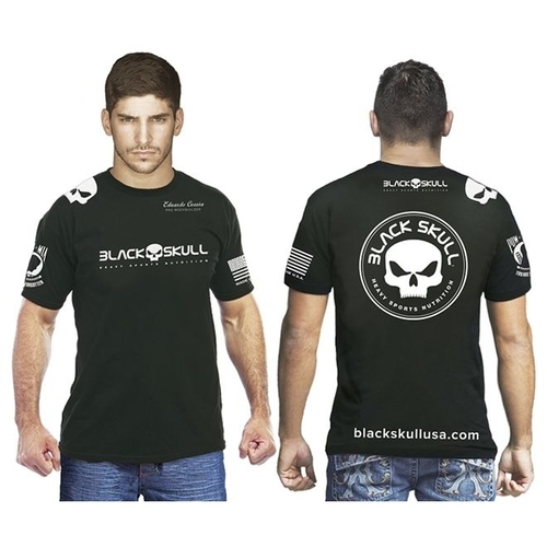 camiseta black skull dry fit