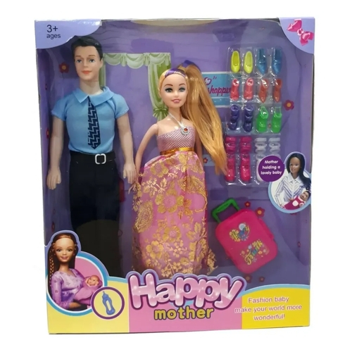 Brinquedos infantis bonecas 1 pçs educacional real boneca grávida terno mãe  boneca tem um bebê em sua barriga para boneca criança brinquedo casa de  boneca mini brinquedo figura acessórios fantasia fil 