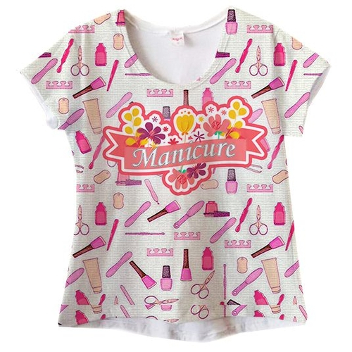 Blusa de manicure rosa Clearance