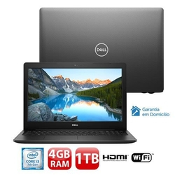 Notebook Dell Inspiron I15-3584-A10P Core I3 4gb 1tb HD Menor preço em Notebook Dell Inspiron I15-3584-A10P Core I3 4gb 1tb HD