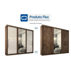 Guarda Roupa Panan Ravena Plus 3 Portas 4Gavetas Café/Café/Off white é boa?