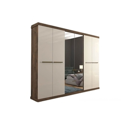 Guarda Roupa Panan Linhares 6Pts 4Gav c/Espelho Café/Off White é boa?